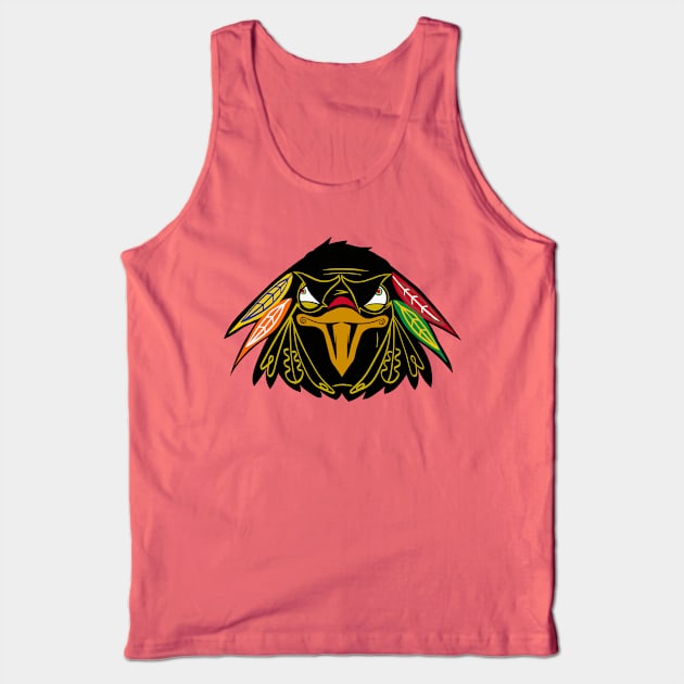 Chicago Hawk Eyes Tank Top by rabidhabs